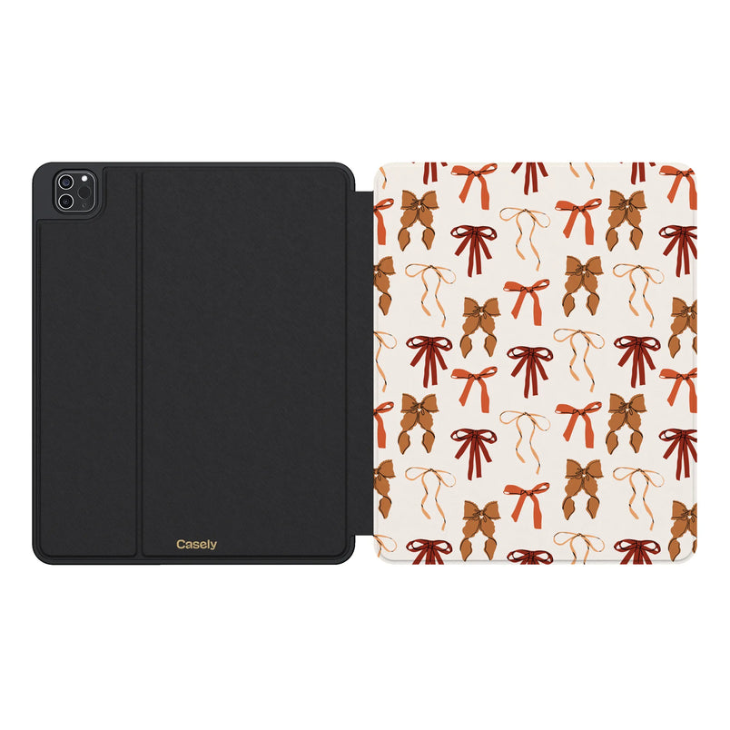 Fall Girlie | Pumpkin Spice Bows iPad Case