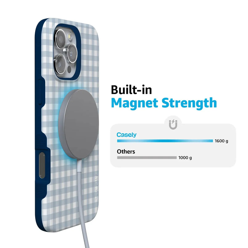 Pastel Picnic | Blue Gingham Case