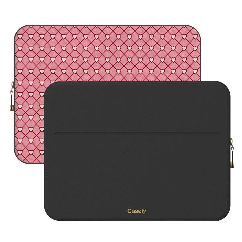 Love Locks | Pink Hearts Laptop Case