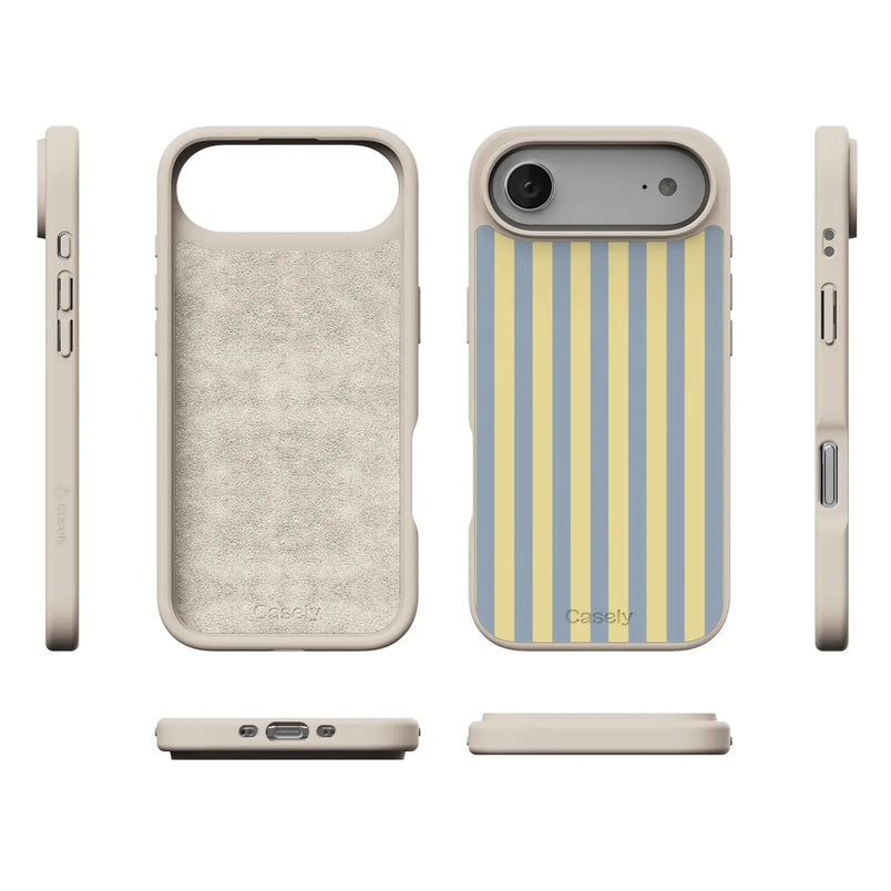 Coastline Stripes | Blue & Yellow Case