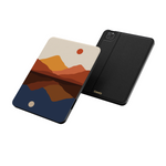 Opposites Attract | Day & Night Colorblock Mountains iPad Case