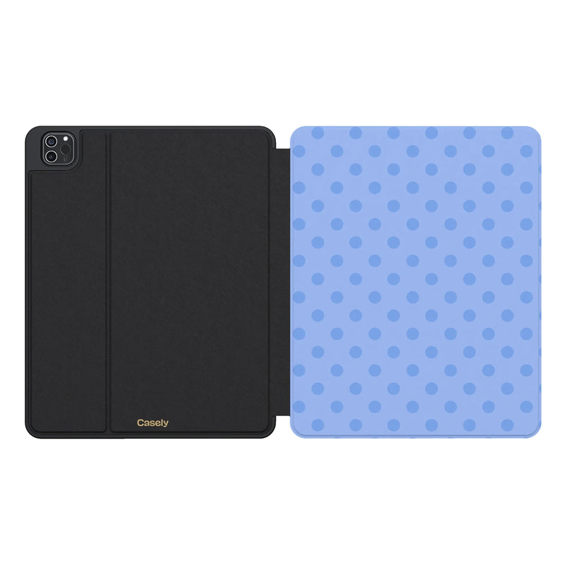 Spotted in SoHo | Periwinkle Polka Dot iPad Case
