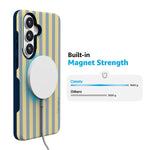 Coastline Stripes | Blue & Yellow Case
