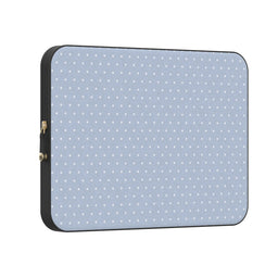 On the Dot | Glacier Blue Polka Dot Laptop Case