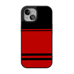 Go Canes | Black & Red Striped Case - iPhone 15