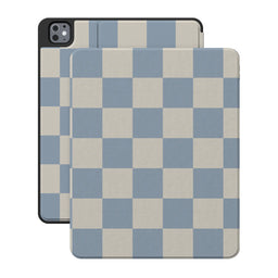 Fit Check | Light Blue Checkerboard iPad Case