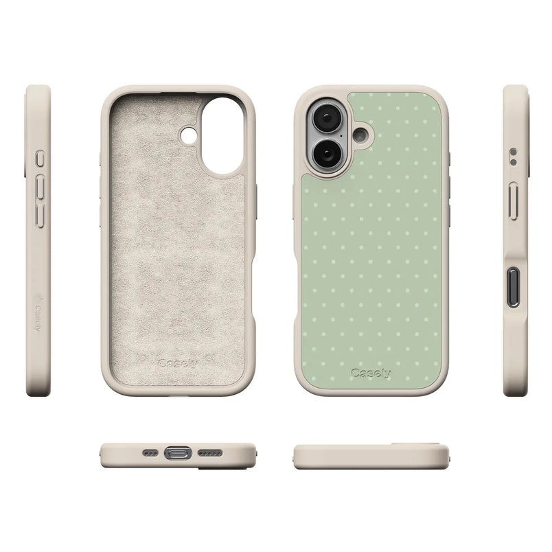 On the Dot | Green Polka Dot Case