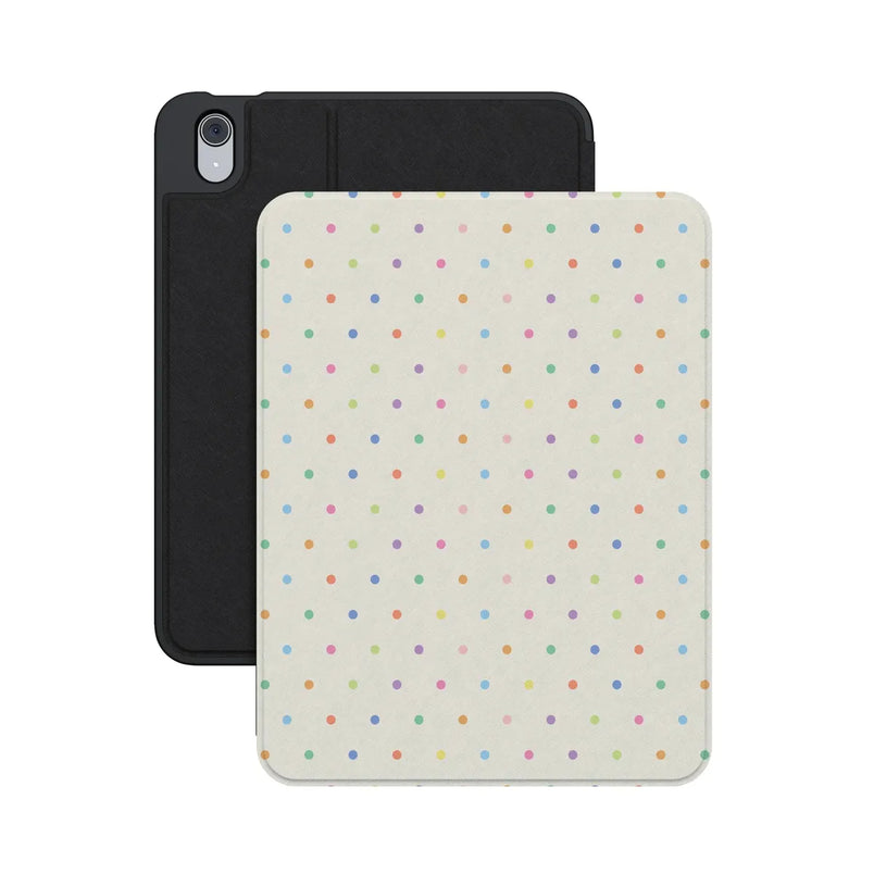 On the Dot | Rainbow Polka Dot iPad Case