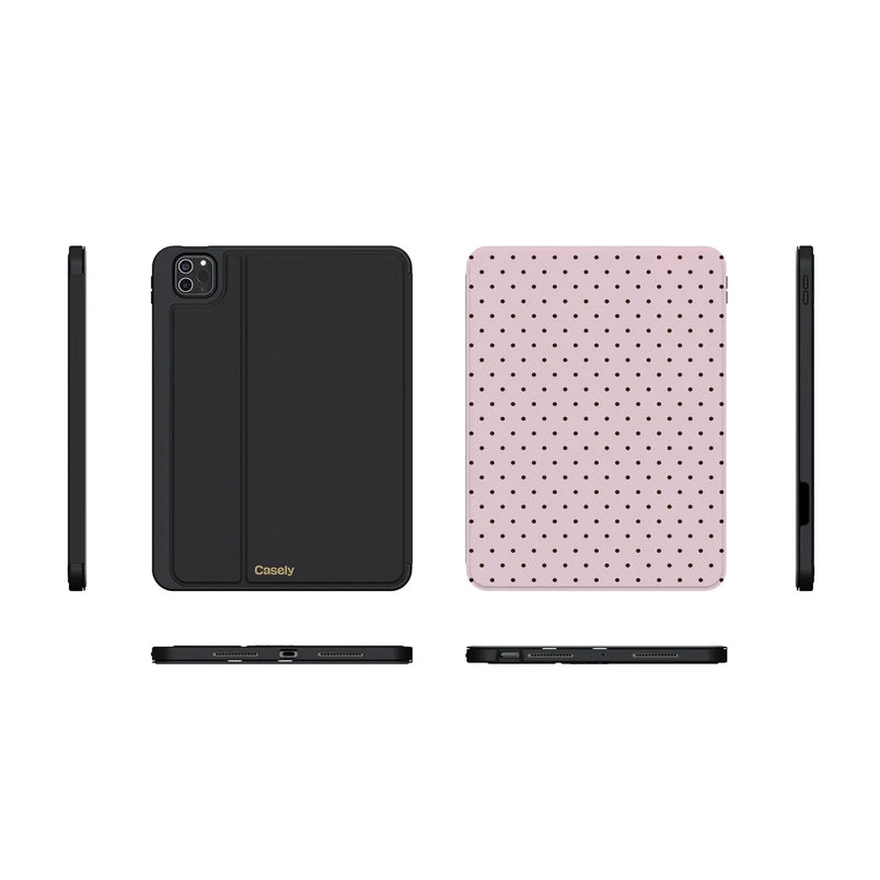 On the Dot | Pink Polka Dot iPad Case