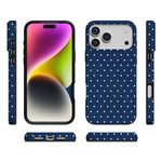 On the Dot | Navy Polka Dot Case