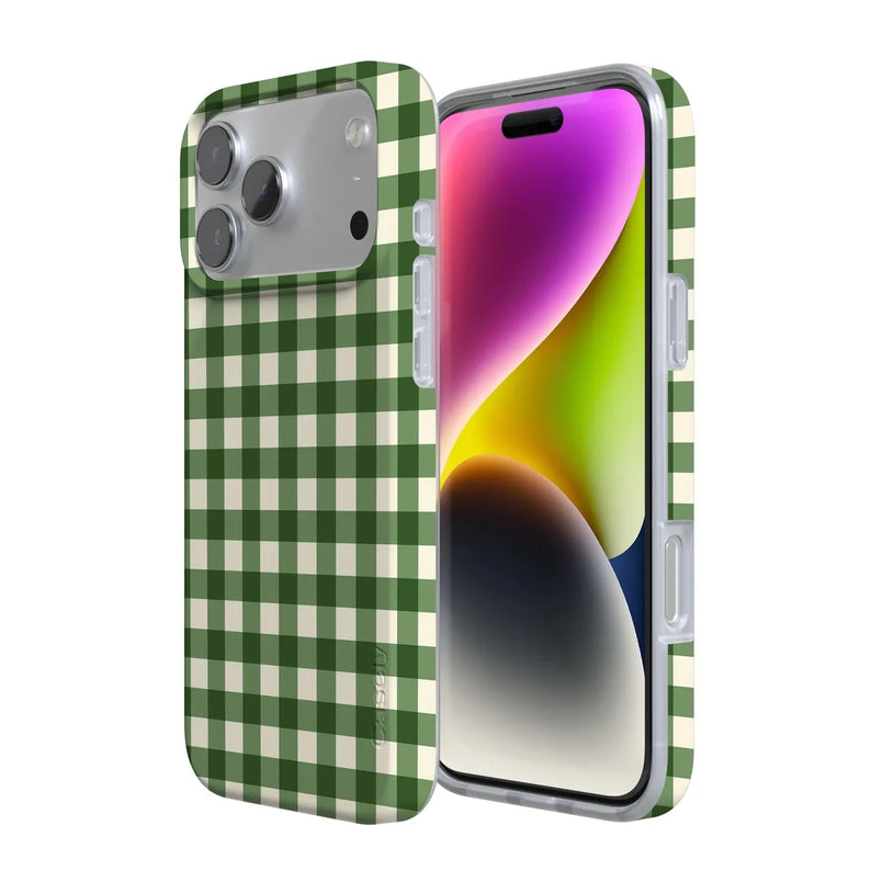 Checked Twice | Green Plaid Case