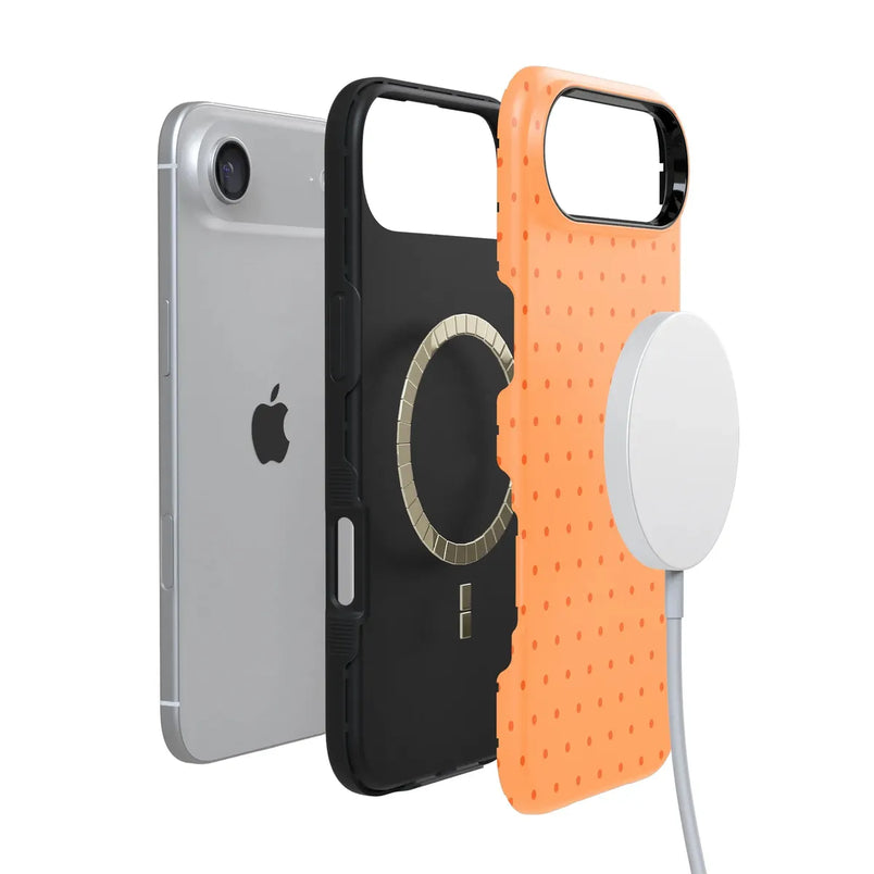 On the Dot | Orange Polka Dot Case