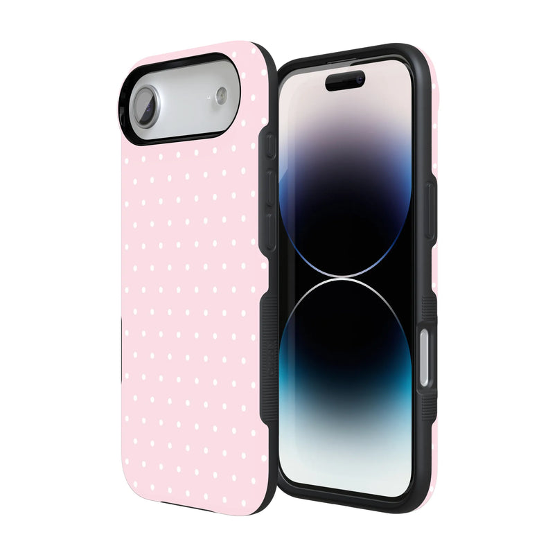 On the Dot | Pink & White Polka Dot Case