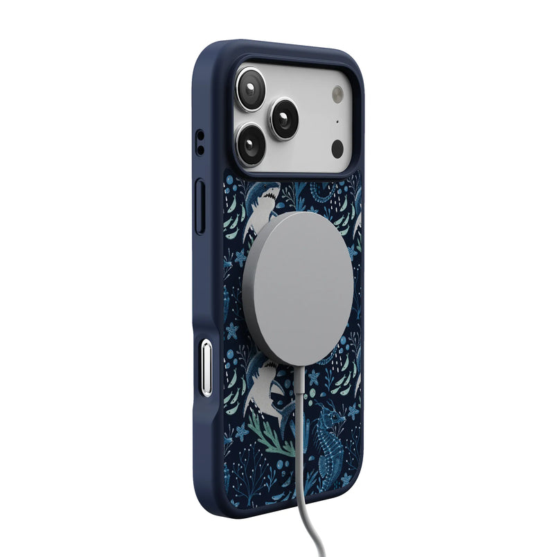 Midnight Reef | Shark Print Case