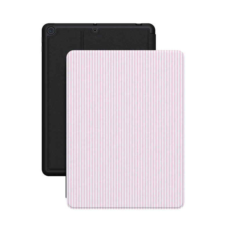 Stripes and the City | Light Pink Pinstripe iPad Case - iPad 10.2" (7/8/9th Gen)