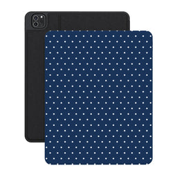 On the Dot | Navy Polka Dot iPad Case