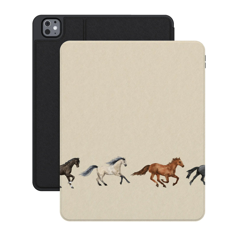 Stallion Stampede | Wild Horses iPad Case - iPad Pro 13" (M4, 2024)