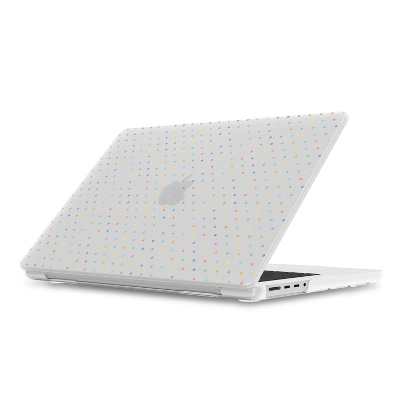 On the Dot | Rainbow Polka Dot Laptop Shell