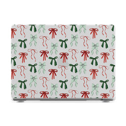 Festive Girlie | Holiday Bows Laptop Shell