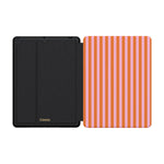 Perfect Stripes | Orange & Pink Stripes iPad Case