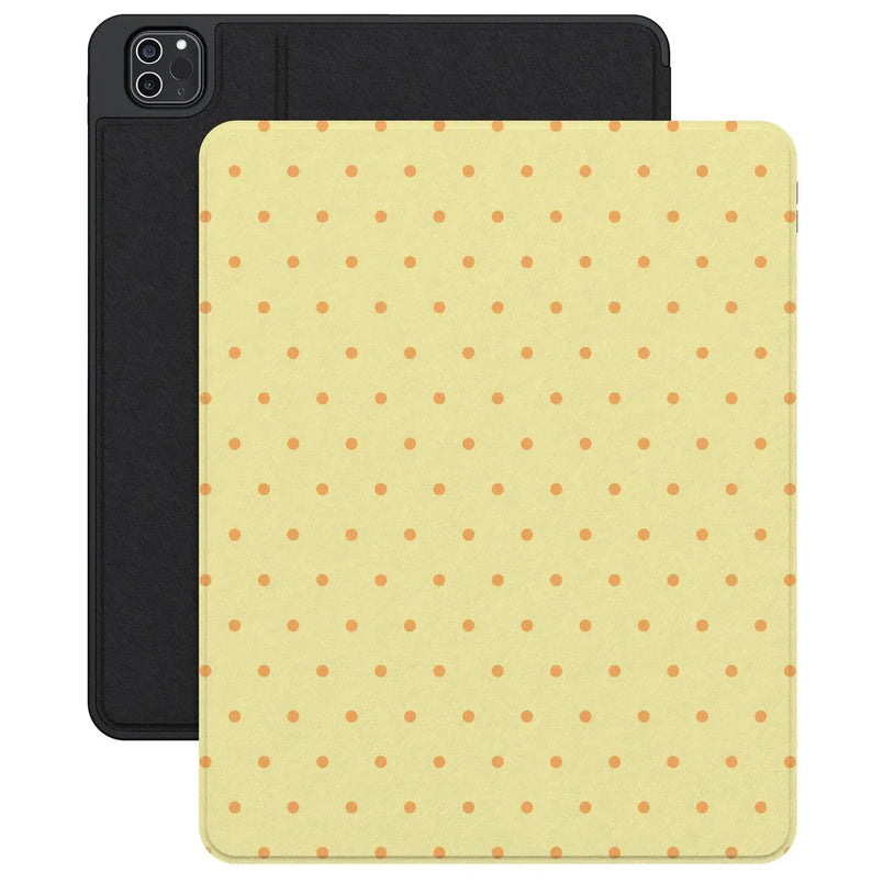 On the Dot | Yellow Polka Dot iPad Case