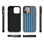Go New York | Blue & Orange Stripes Case