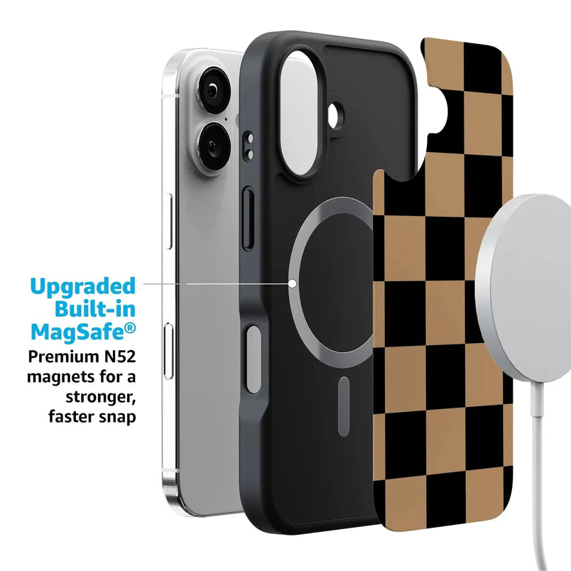 Fit Check | Black & Brown Checkerboard Case