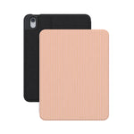 Stripes and the City | Orange & Pink Pinstripe iPad Case - iPad 10.9" (10th Gen / A16)