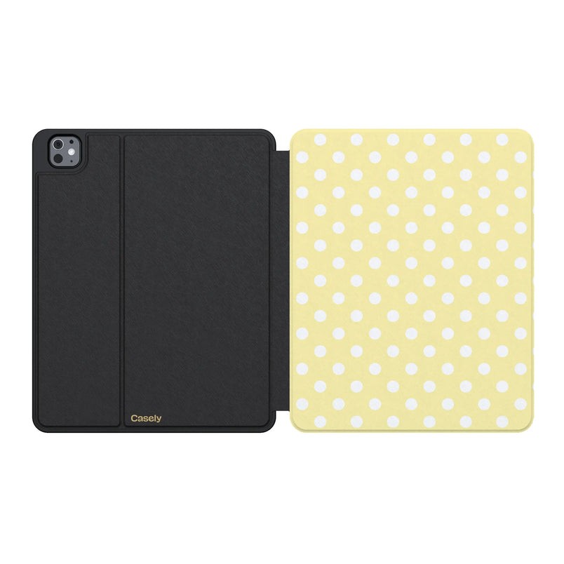 Spotted in SoHo | Yellow Polka Dot iPad Case