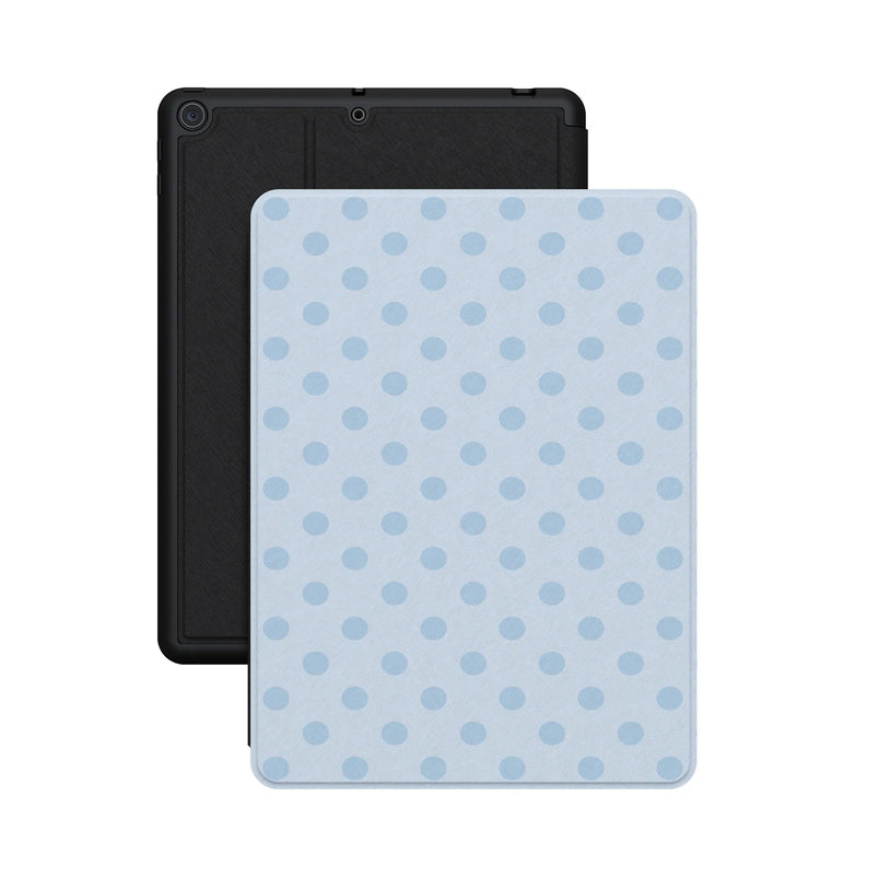 Spotted in SoHo | Light Blue Polka Dot iPad Case - iPad 10.2" (7/8/9th Gen)