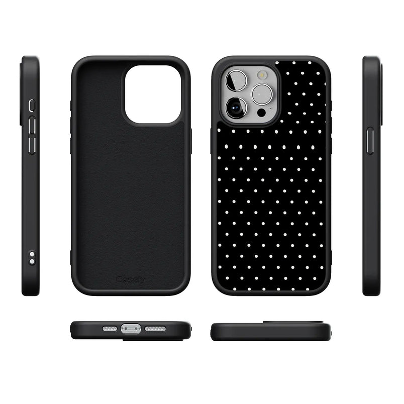 On the Dot | Black Polka Dot Case