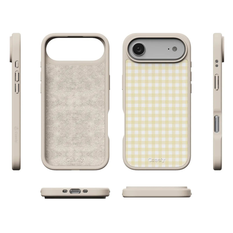 Pastel Picnic | Yellow Gingham Case