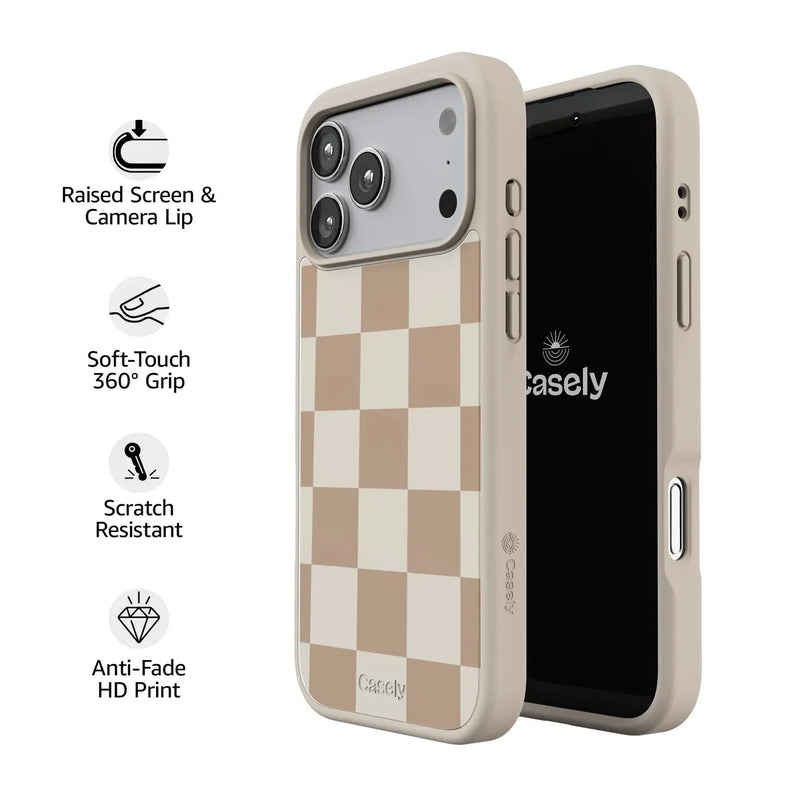 Fit Check | Neutral Checkerboard Case