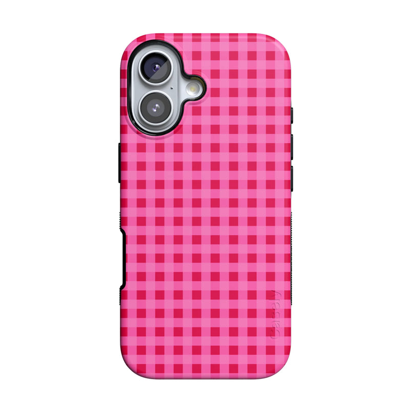Sweet Jam | Hot Pink Gingham Case - iPhone 16