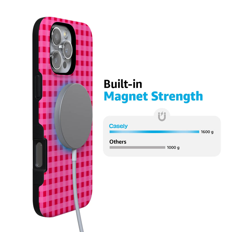 Sweet Jam | Hot Pink Gingham Case