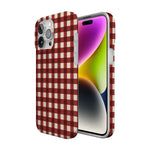 Checked Twice | Red Plaid Case