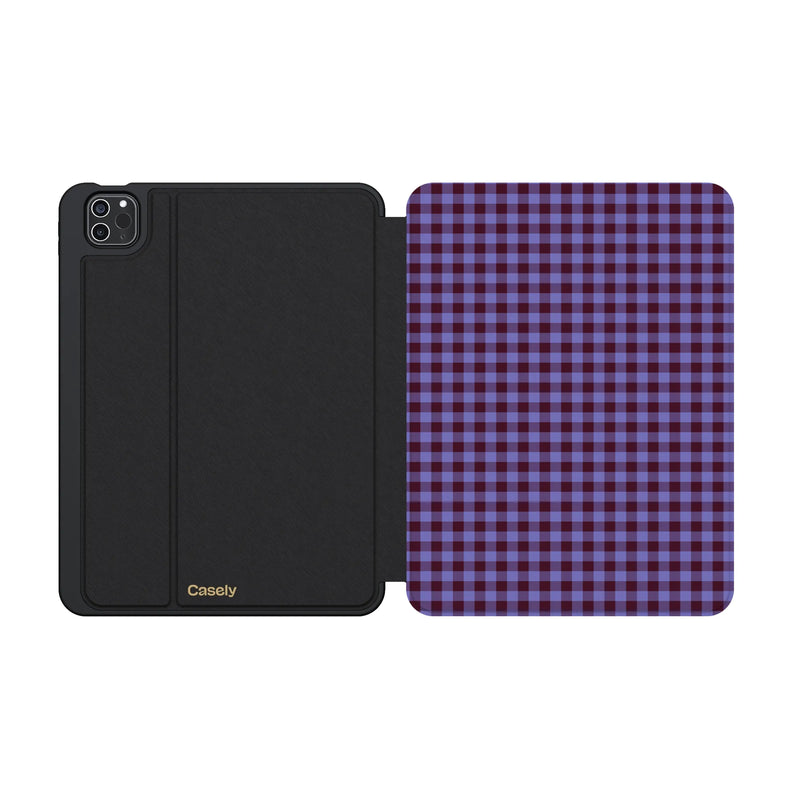 Sweet Jam | Purple Gingham iPad Case