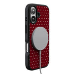 On the Dot | Maroon Polka Dot Case