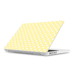 Spotted in SoHo | Yellow Polka Dot Laptop Shell