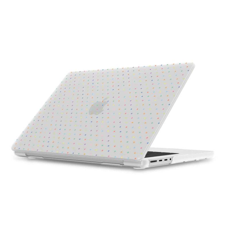 On the Dot | Rainbow Polka Dot Laptop Shell