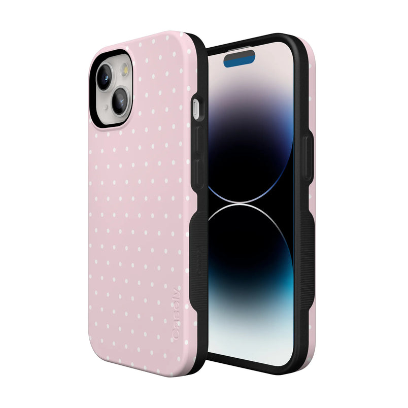 On the Dot | Pink & White Polka Dot Case