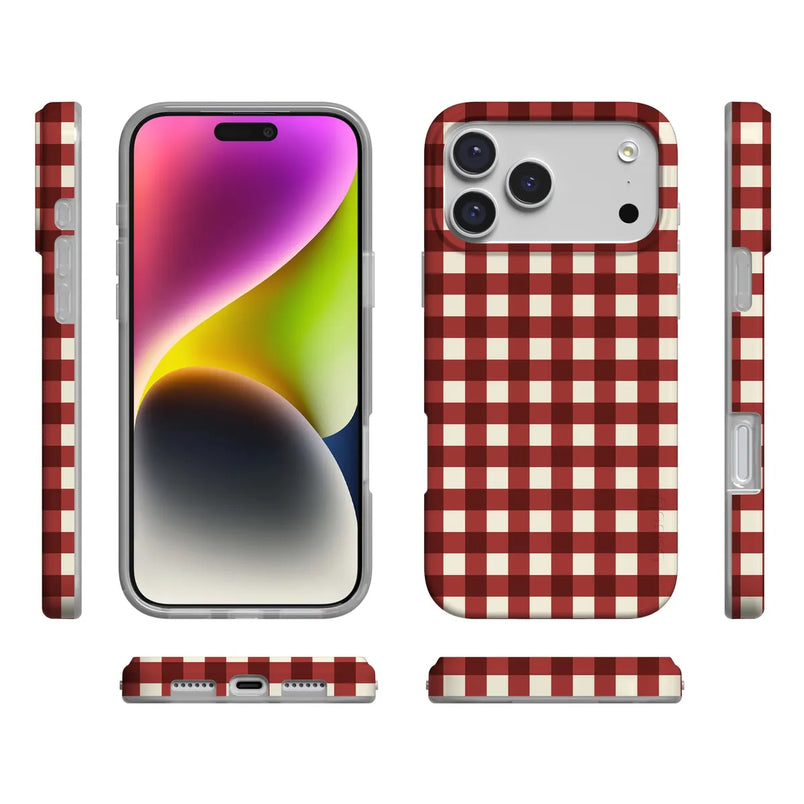 Checked Twice | Red Plaid Case