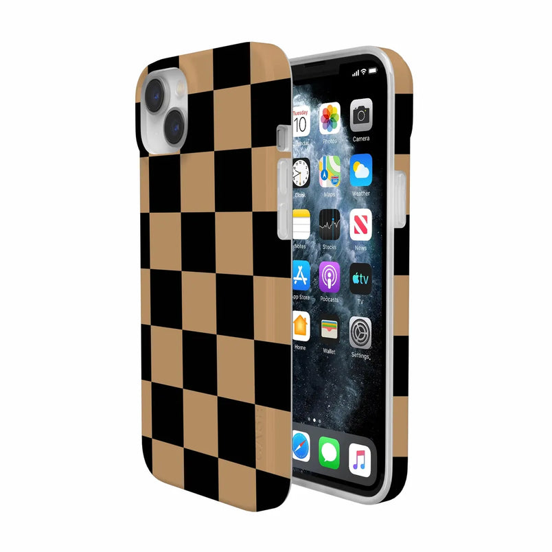 Fit Check | Black & Brown Checkerboard Case