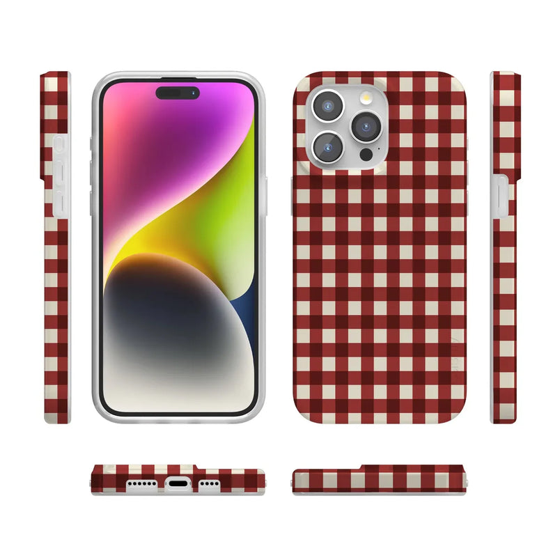 Checked Twice | Red Plaid Case