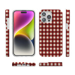 Checked Twice | Red Plaid Case