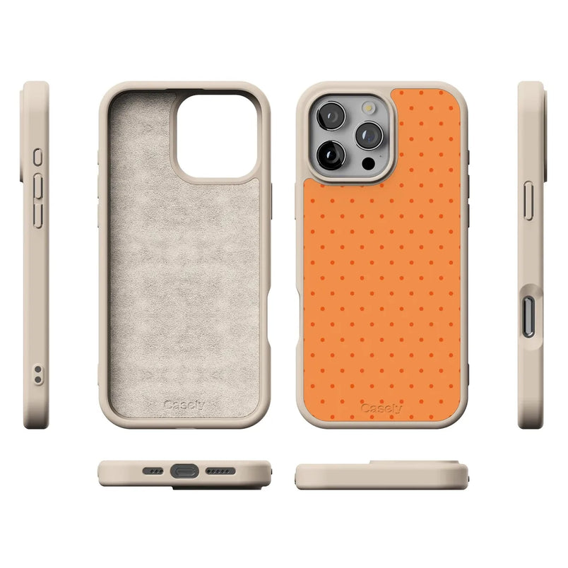 On the Dot | Orange Polka Dot Case
