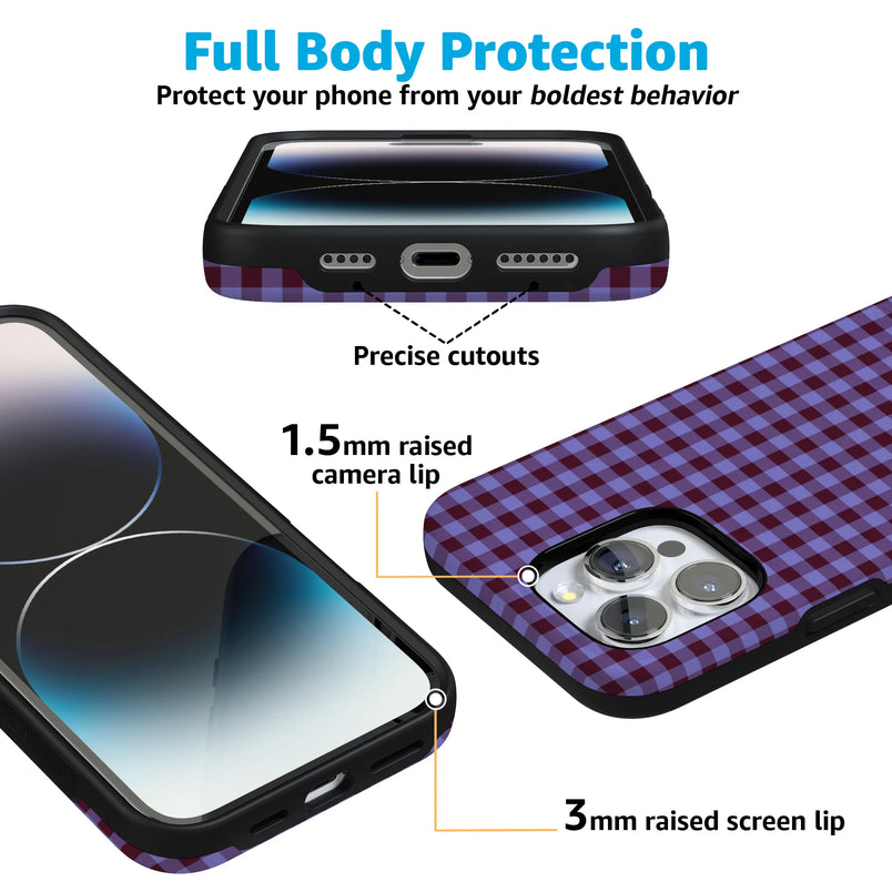 Sweet Jam | Purple Gingham Case