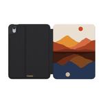 Opposites Attract | Day & Night Colorblock Mountains iPad Case