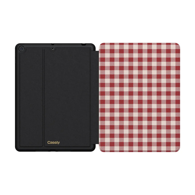 Sweet Jam | Red Gingham iPad Case