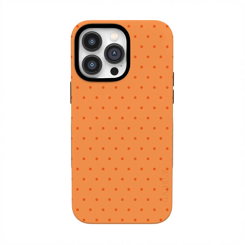On the Dot | Orange Polka Dot Case